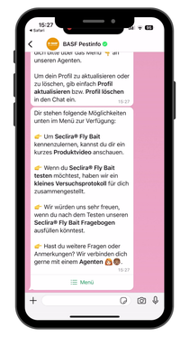 Offene Leuchtbox